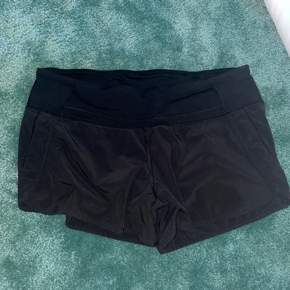 Lululemon all black shorts